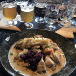 Taverne De La Brasserie Achouffe Comida