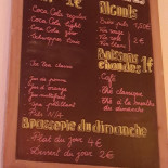 Pianocktail Speisekarte