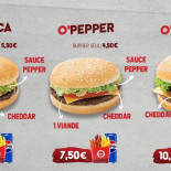 O'cheese Anderlecht Menu