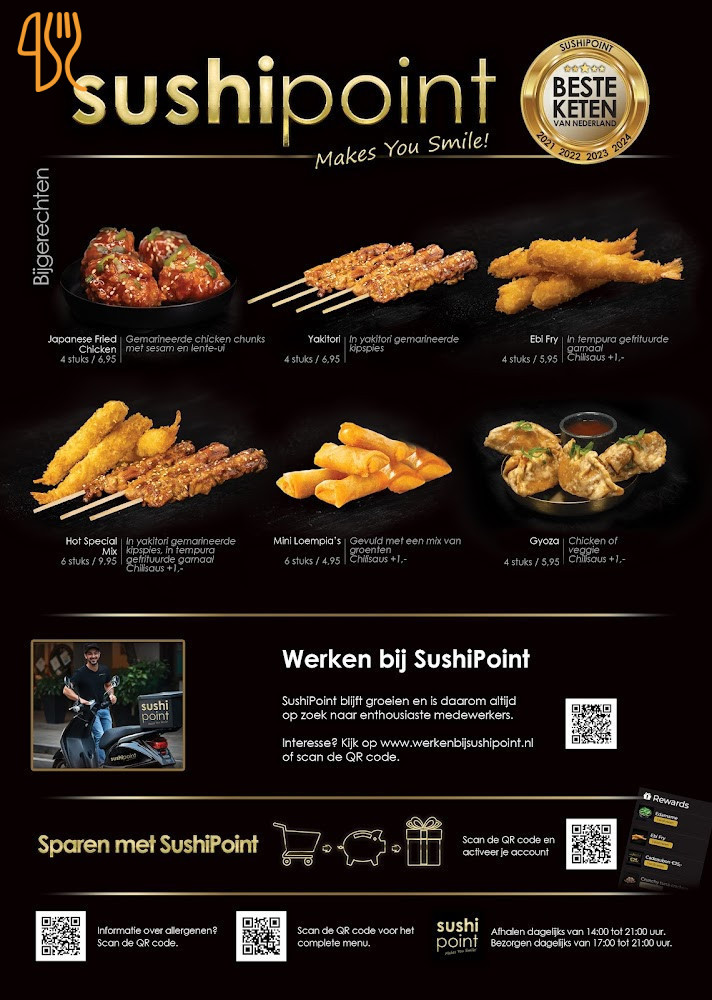 Sushipoint Utrecht Carta