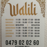 Walili Dworp Menu