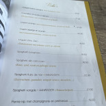 Zero Zero Grand Café Carta