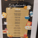 Lunchcafé Speisekarte