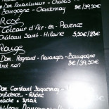 Le Vingt Heures Vin Speisekarte