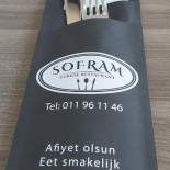 Sofram Speisekarte