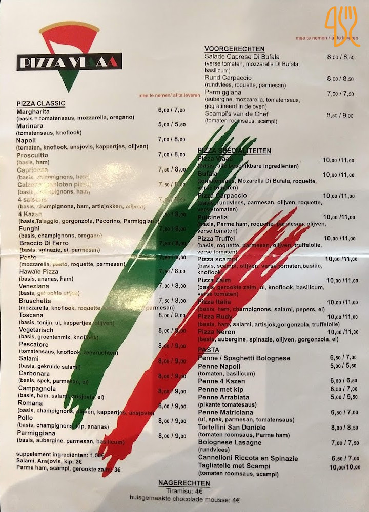 Pizza Viaaa Carta