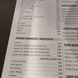 Mill's Brasserie Menu