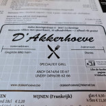 D'akkerhoeve Carte