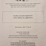 L'entre Theux Speisekarte