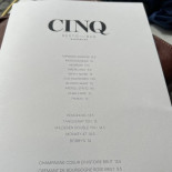 Cinq Resto- Maastricht Carta