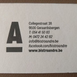 Bistro André Speisekarte