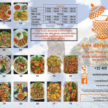 Les Délices Thaï Carte