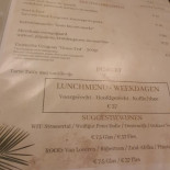 Boothuys Speisekarte