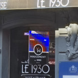 Le 1930 Speisekarte
