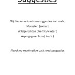 Brasserie Het Excuus Carte