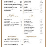 Brasserie Het Excuus Carte