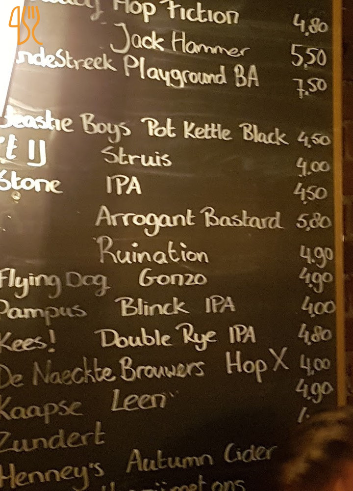 Biercafé Doerak Carte