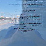 Lusitania Speisekarte