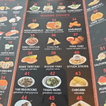 Sashimi Speisekarte
