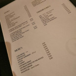 Ce's Arts Bistro Carta