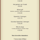 Steakhouse Vivaldi Bv Carte