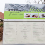 Thooftgerecht Speisekarte