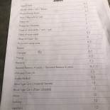 Bistro Belle Lounge Carte