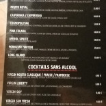 Gecko Wine, Spirit Beer Wavre Menu