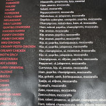 Maldini's Pizzeria Carte