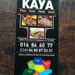 Kaya Pizza Kebab Carte
