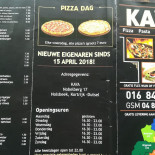 Kaya Pizza Kebab Speisekarte