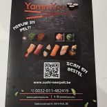 Yammyou Sushi Indië’s Carte