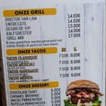 Handmade Burger Speisekarte