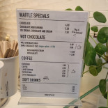 Oyya Waffles Ice Cream Carta