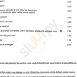 Maison Bois Speisekarte