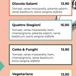 Ragazzi Italiani Speisekarte