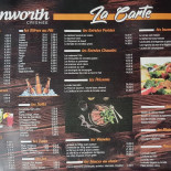 Prohibition Speisekarte