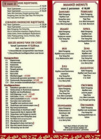 Wok 'san Xin' Maasdijk menu