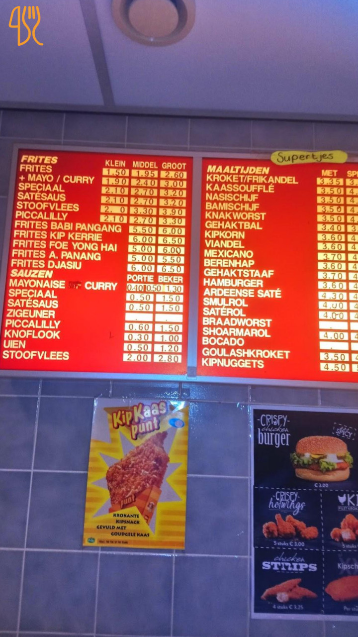 Cafetaria Bastyon Carte