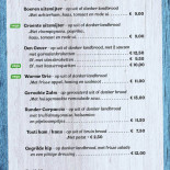 Café Waddenzee Carte