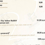 The Yellow Rabbit Carte