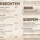 Boscafé De Busjop menu