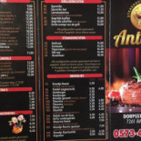 Pizzeria Steakhouse Antonio Ruurlo Carte