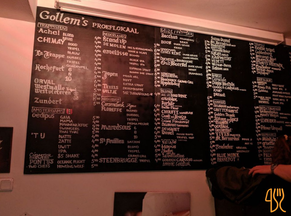 Gollem's Proeflokaal Carte