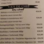 Cafe Op't Hoeksken Carta