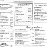 Pannenkoekenhuis 1760 Carte