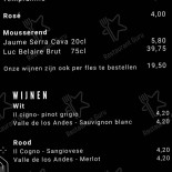 't Zwanemeer Cardápio