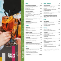 Brasserie Bijna Thuis menu