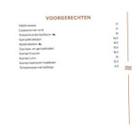 De Courant Bistro Carta