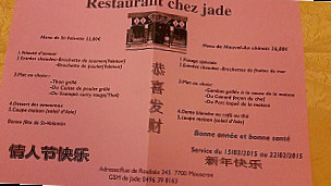 Chez Jade Carte